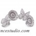 Arthur Court 4 Piece Butterfly and Flower Napkin Ring Set ARCT1445